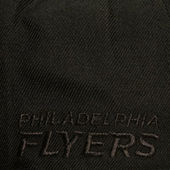Philadelphia Flyers Mitchell & Ness Soul Strike Pearl Tonal Snapback Hat - Black Hats