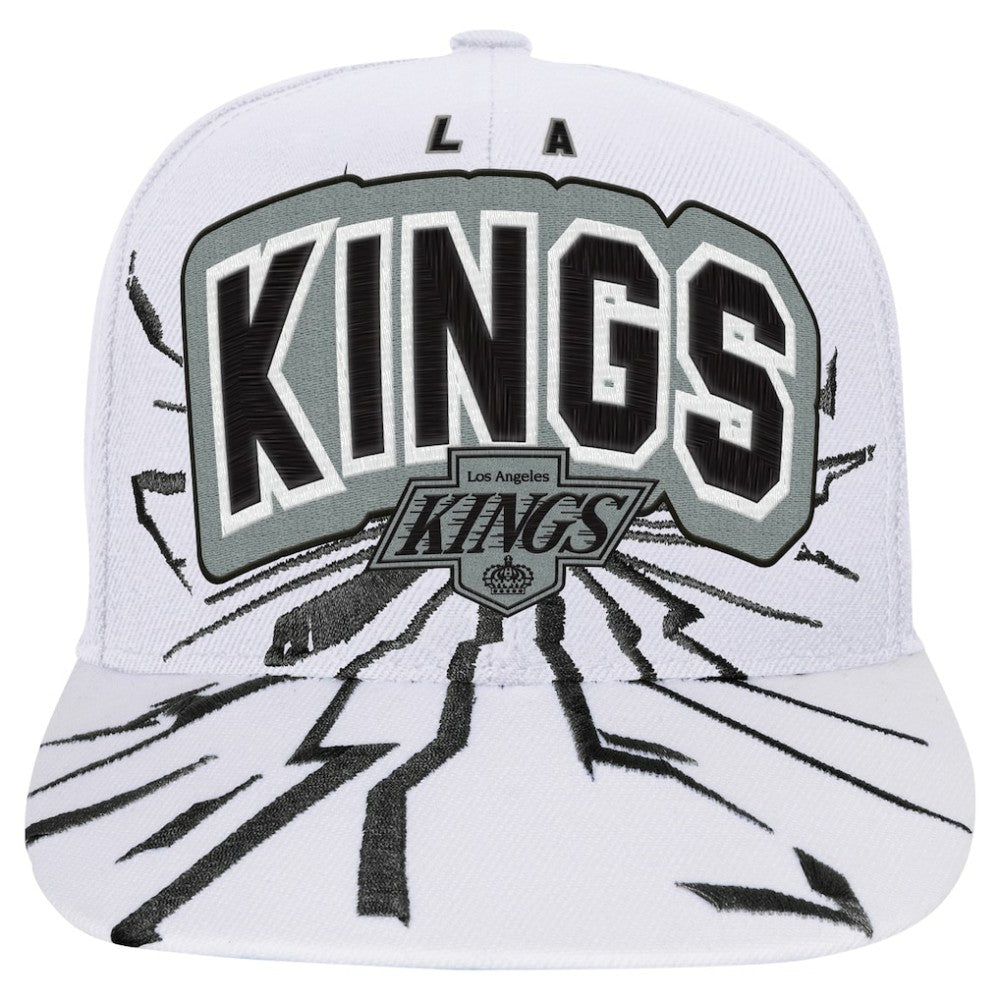 Los Angeles Kings Mitchell & Ness Youth After Shock Snapback Hat - White Hats