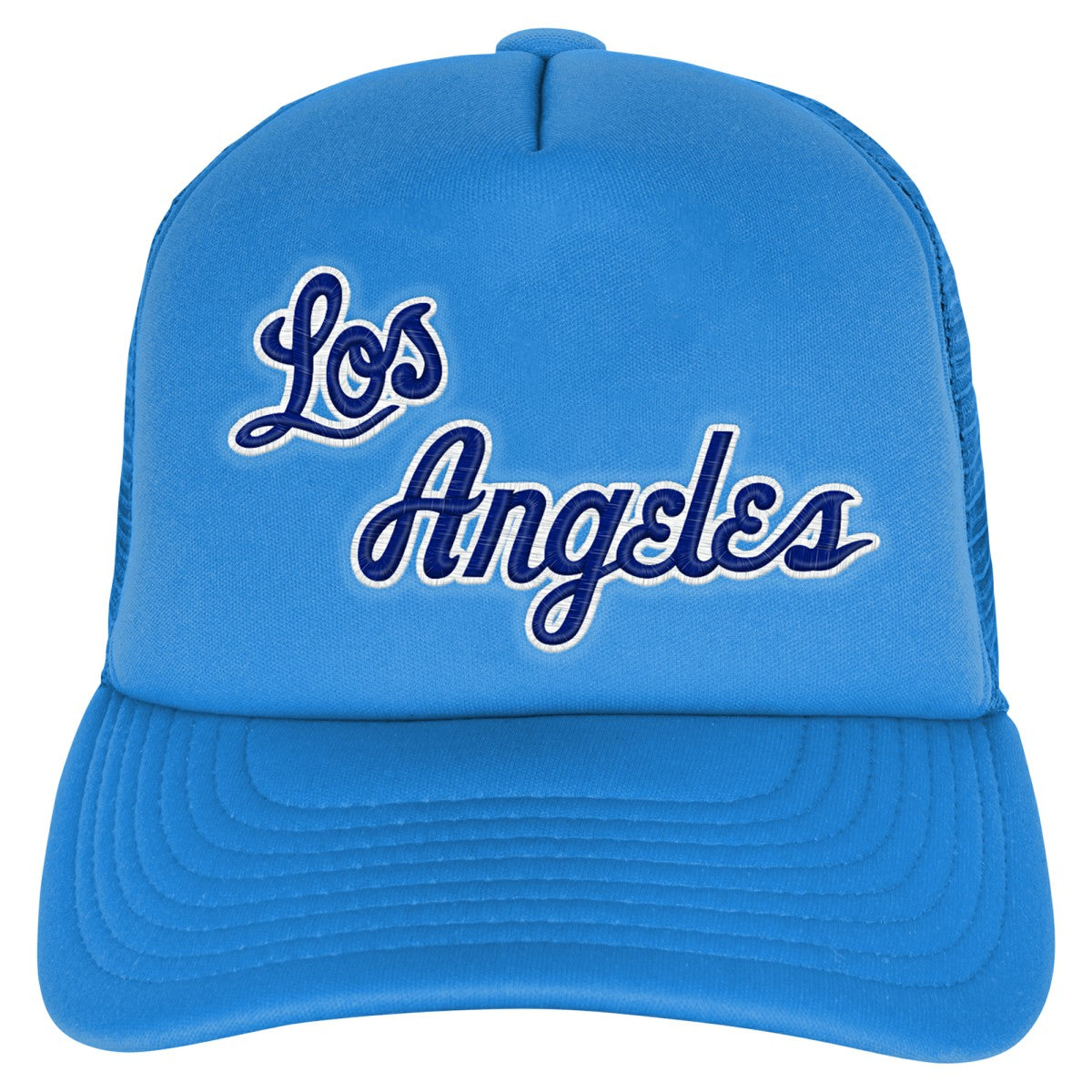 Los Angeles Lakers Youth Core Evergreen Trucker Adjustable Hat - Light Blue online