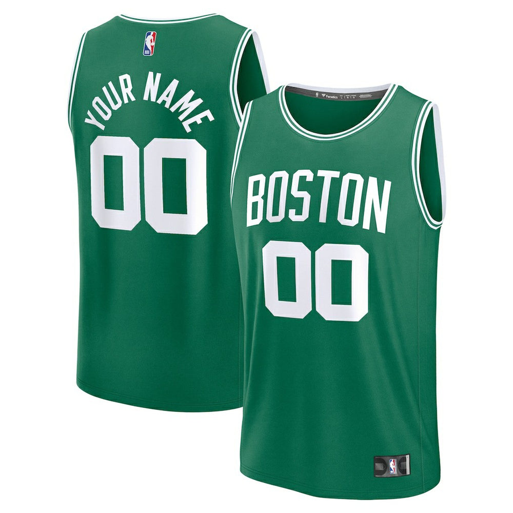 Boston Celtics Fast Break Custom Jersey - Icon Edition - Kelly Green discount
