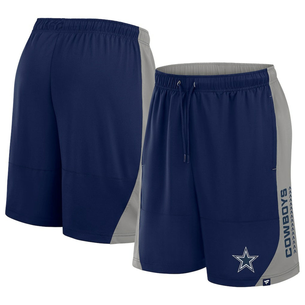 Dallas Cowboys No Defense Shorts - Navy/Gray discount