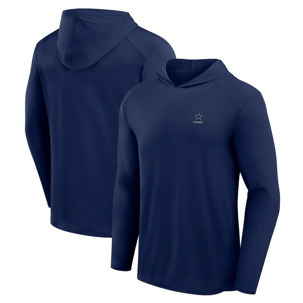 Dallas Cowboys Front Office Power Mono Long Sleeve Hoodie T-Shirt - Navy for sale
