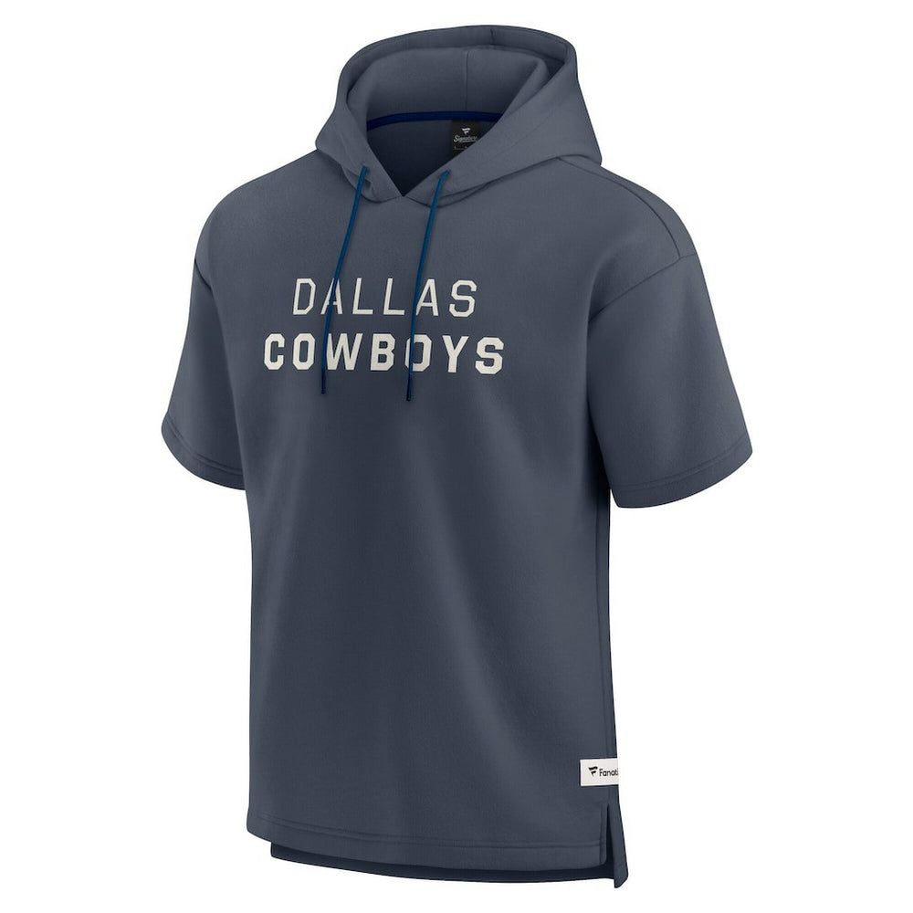 Dallas Cowboys Elements Future Ground Lettering Short Sleeve Pullover Hoodie - Navy on sale