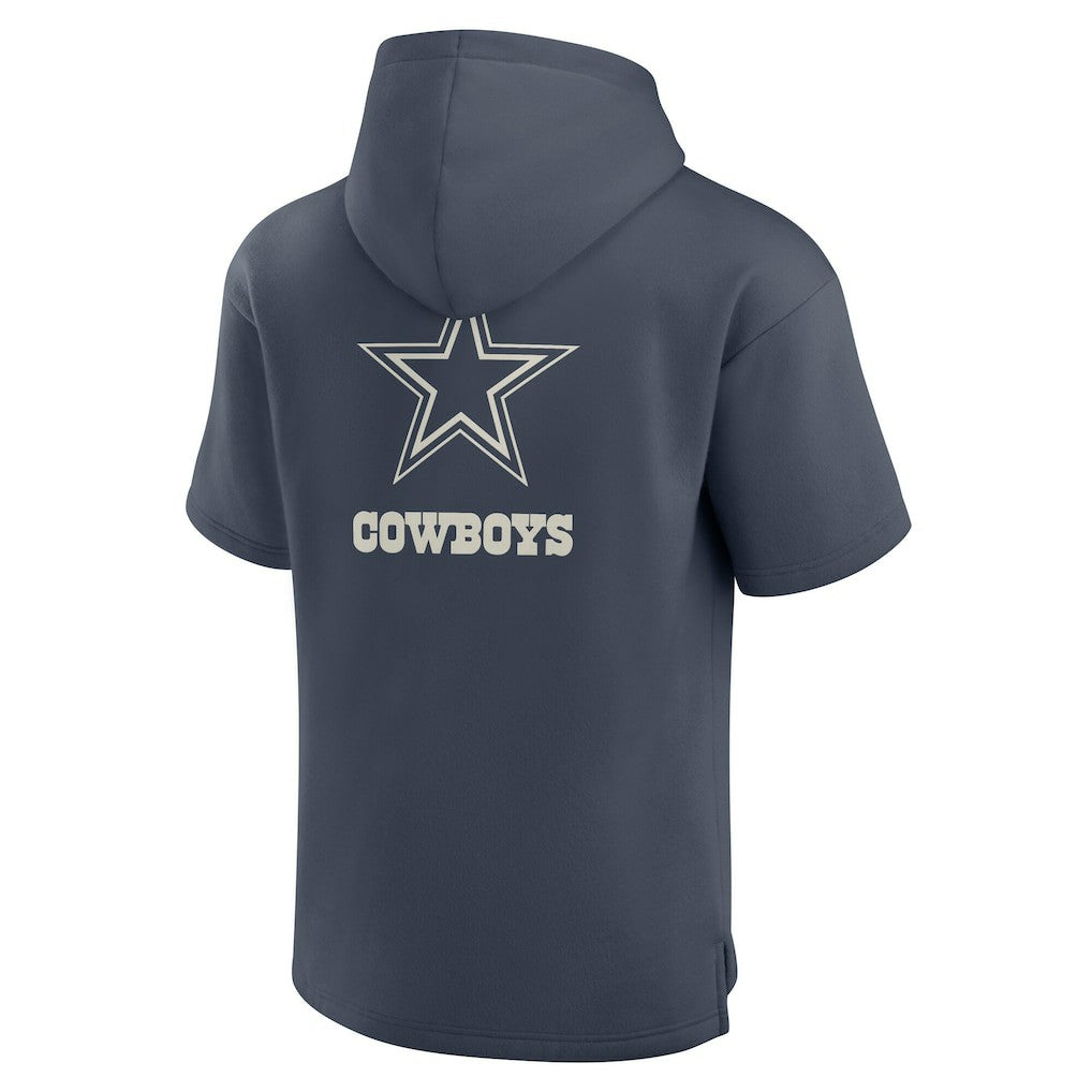 Dallas Cowboys Elements Future Ground Lettering Short Sleeve Pullover Hoodie - Navy on sale