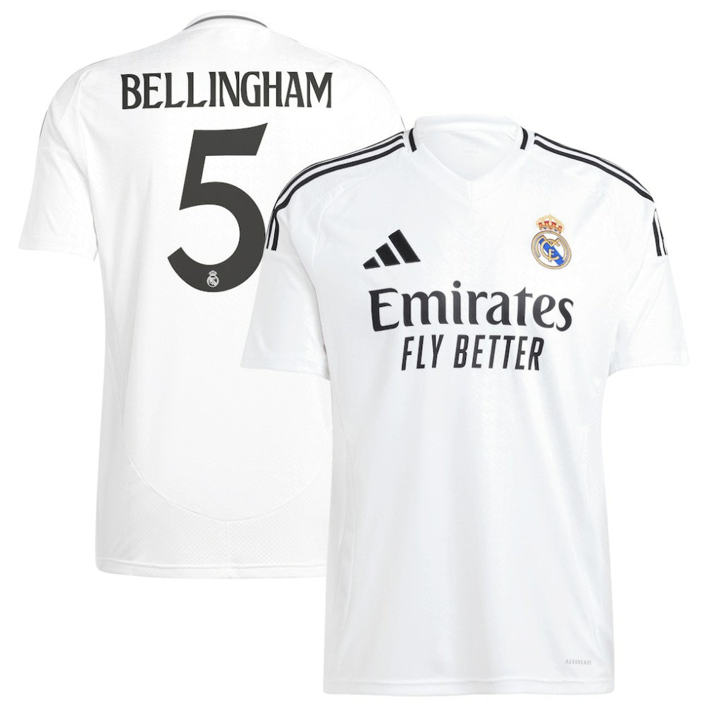 Jude Bellingham Real Madrid 2024/25 Home Replica Player Jersey - White shop