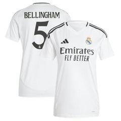 Jude Bellingham Real Madrid Women's 2024/25 Home Replica Player Jersey - White outlet