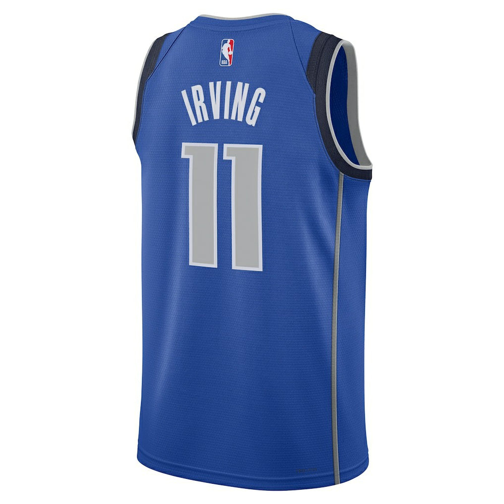 Kyrie Irving Dallas Mavericks Unisex Badge Swingman Replica Jersey sale - Icon Editi- Blue sale