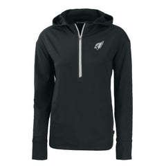 Arizona Cardinals Cutter & Buck Women's Daybreak Eco Recycled Half-Zip Hoodie - Black online