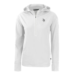 Minnesota Vikings Cutter & Buck Women's Daybreak Eco Recycled Half-Zip Hoodie - White outlet
