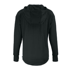 Denver Broncos Cutter & Buck Women's Daybreak Eco Recycled Half-Zip Hoodie - Black on sale