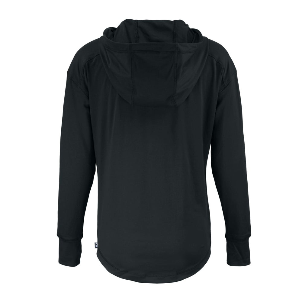 Detroit Lions Cutter & Buck Women's Daybreak Eco Recycled Half-Zip Hoodie - Black discount