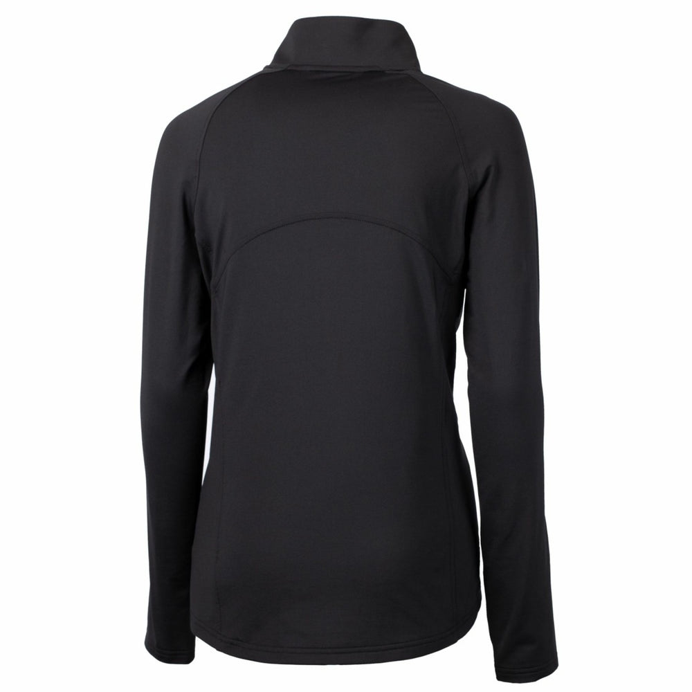 Detroit Lions Cutter & Buck Women's Adapt Eco Knit Stretch Recycled Half-Zip Pullover Top - Black outlet