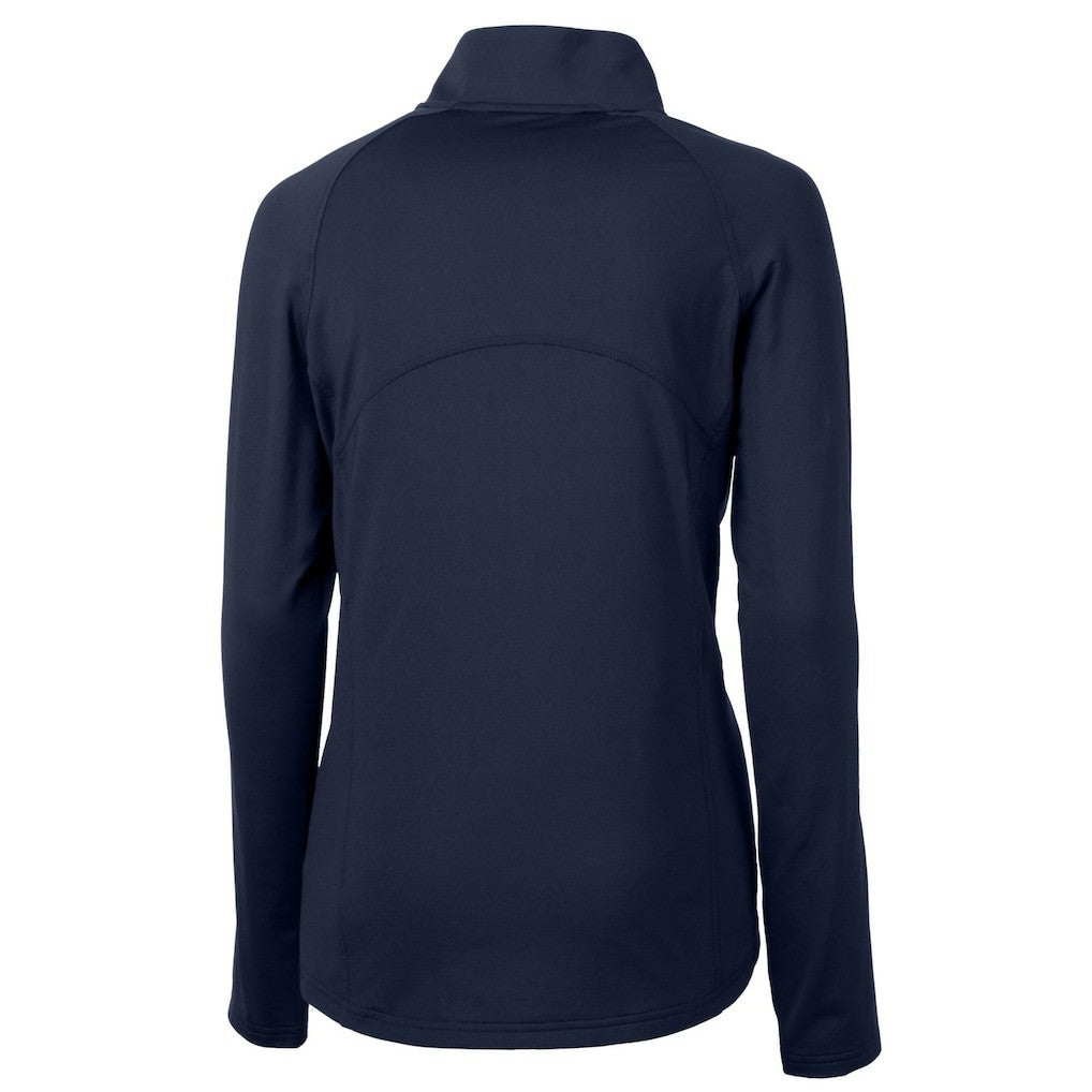 Chicago Bears Cutter & Buck Women's Adapt Eco Knit Stretch Recycled Half-Zip Pullover Top - Navy cheap
