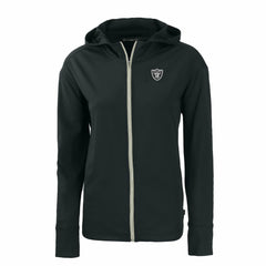 Las Vegas Raiders Cutter & Buck Women's Daybreak Eco Recycled Full-Zip Hoodie - Black discount