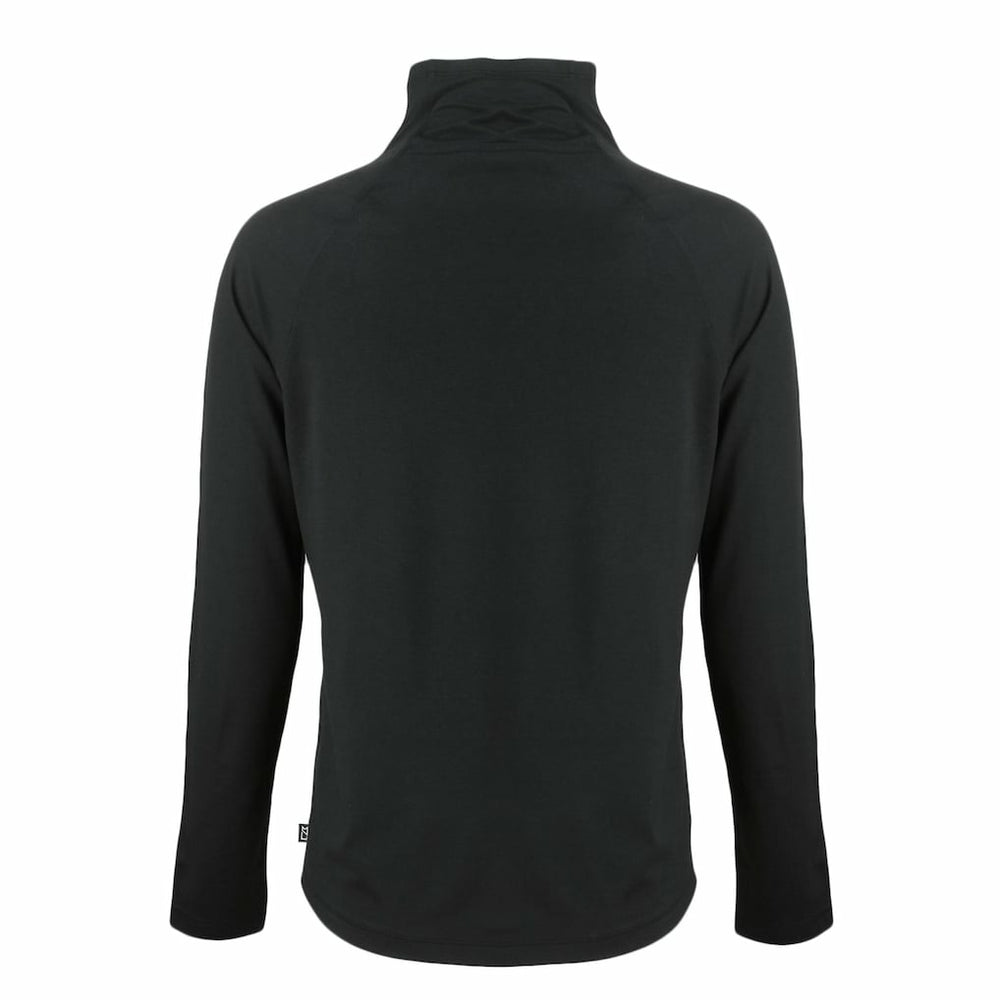 Miami Dolphins Cutter & Buck Women's Coastline Epic Comfort Eco Recycled Funnel Neck Pullover Sweatshirt - Black for sale