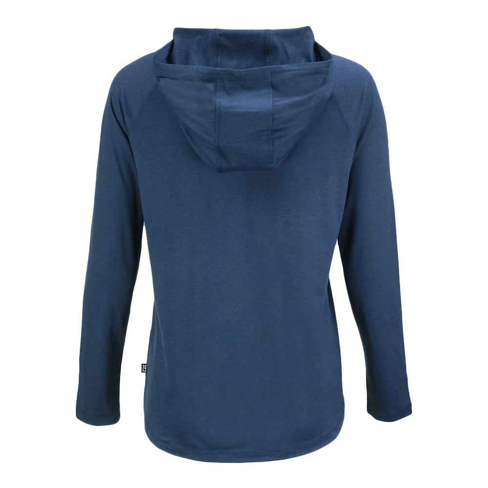 Chicago Bears Cutter & Buck Women's Coastline Epic Comfort Eco Recycled Long Sleeve Hoodie T-Shirt - Navy outlet