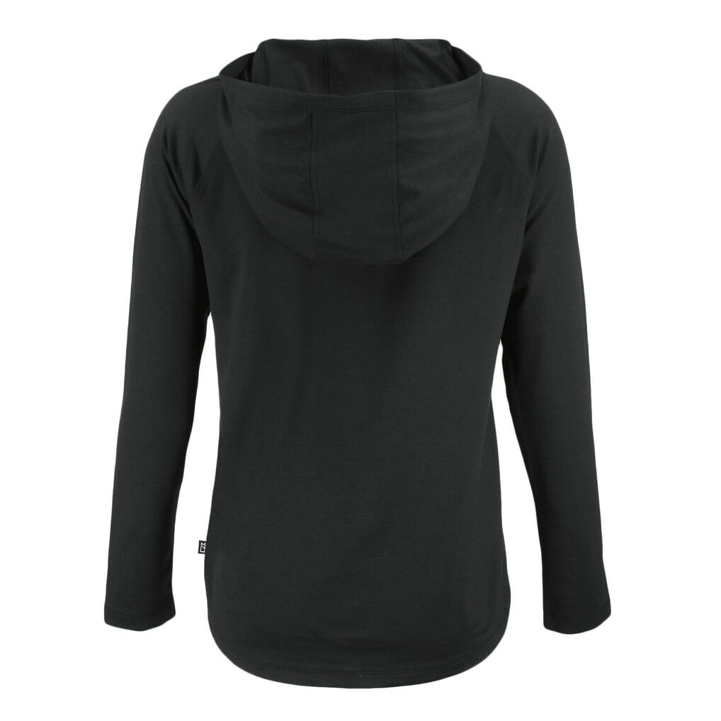 Green Bay Packers Cutter & Buck Women's Coastline Epic Comfort Eco Recycled Long Sleeve Hoodie T-Shirt - Black outlet