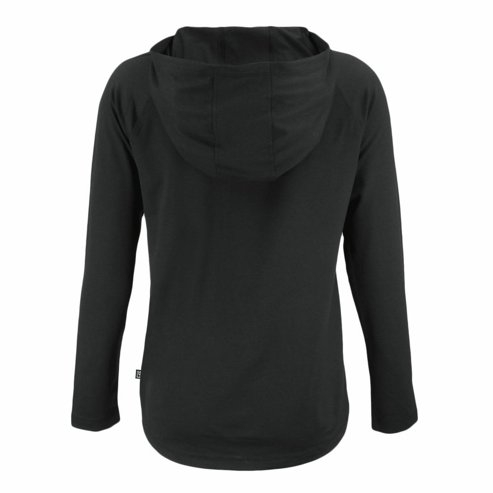 Detroit Lions Cutter & Buck Women's Coastline Epic Comfort Eco Recycled Long Sleeve Hoodie T-Shirt - Black cheap