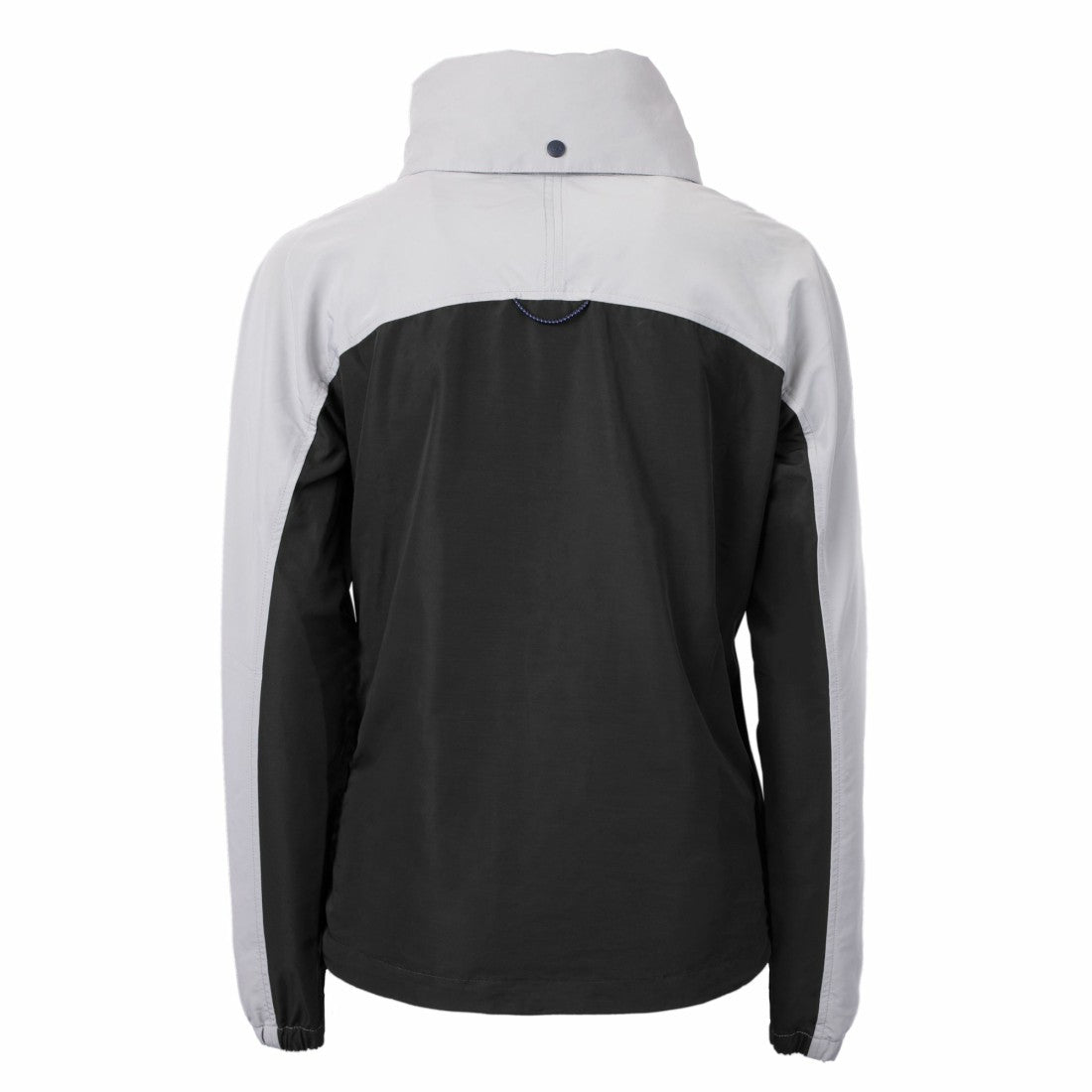 Detroit Lions Cutter & Buck Women's Charter Eco Recycled Half-Zip Hoodie Anorak Jacket - Black/Gray outlet