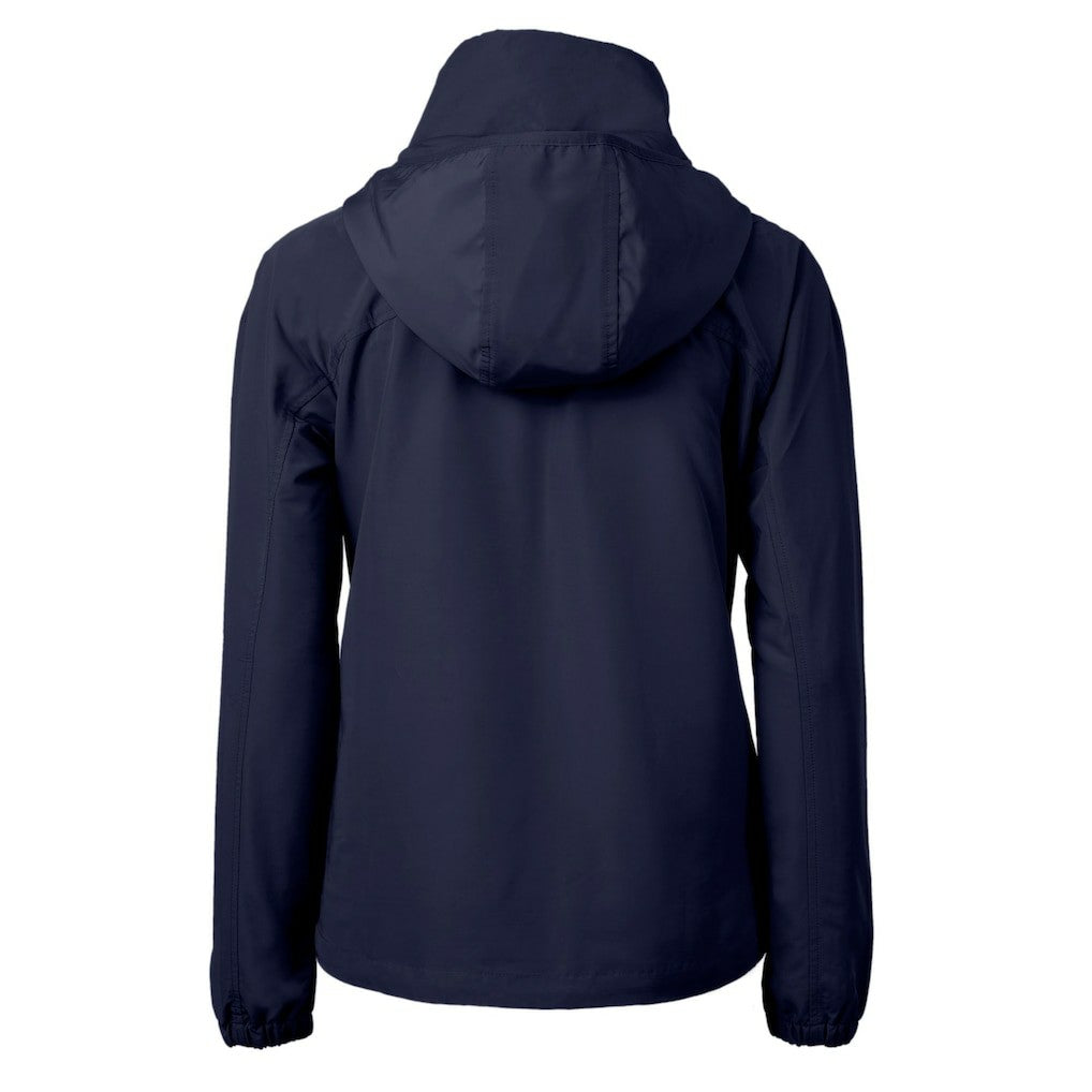 Chicago Bears Cutter & Buck Women's Charter Eco Recycled Half-Zip Hoodie Anorak Jacket - Navy online