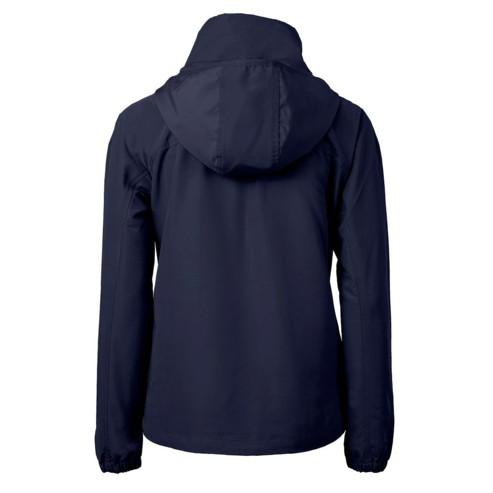 Chicago Bears Cutter & Buck Women's Charter Eco Recycled Half-Zip Hoodie Anorak Jacket - Navy online