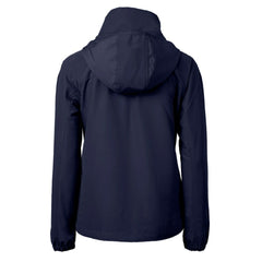 Chicago Bears Cutter & Buck Women's Charter Eco Recycled Half-Zip Hoodie Anorak Jacket - Navy online