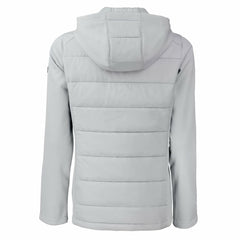 San Francisco 49ers Cutter & Buck Women's Evoke Hybrid Eco Softshell Recycled Full-Zip Hoodie Jacket - Gray online
