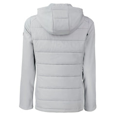 Minnesota Vikings Cutter & Buck Women's Evoke Hybrid Eco Softshell Recycled Full-Zip Hoodie Jacket - Gray outlet