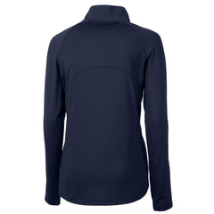 Seattle Seahawks Cutter & Buck Women's Adapt Eco Knit Stretch Recycled Raglan Half-Zip Top - College Navy online