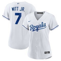 Bobby Witt Jr. Kansas City Royals Women's Home Replica Player Jersey White