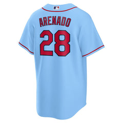Nolan Arenado St. Louis Cardinals 2024 Alternate Replica Jersey Light Blue