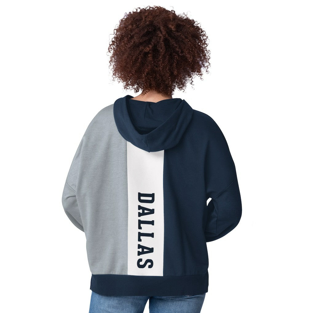 Dallas Cowboys Starter Women's Power Move Long Sleeve Pullover Hoodie - Navy outlet