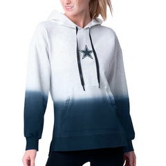 Dallas Cowboys MSX by Michael Strahan Women's Daniela Pullover Hoodie - Heather Gray/Navy on sale