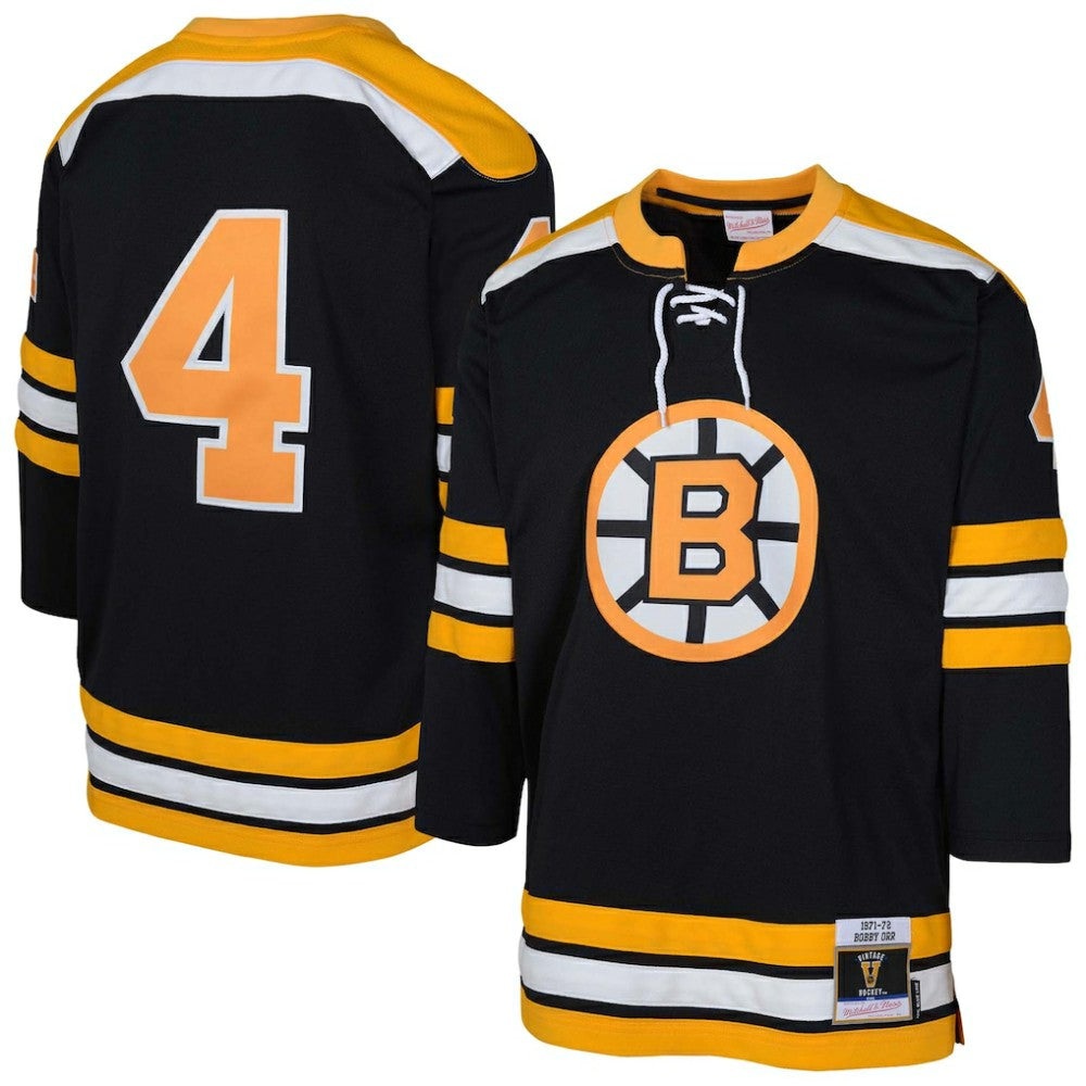 Bobby Orr Boston Bruins Mitchell & Ness Youth  Power Play Player Jersey - Black Jerseys