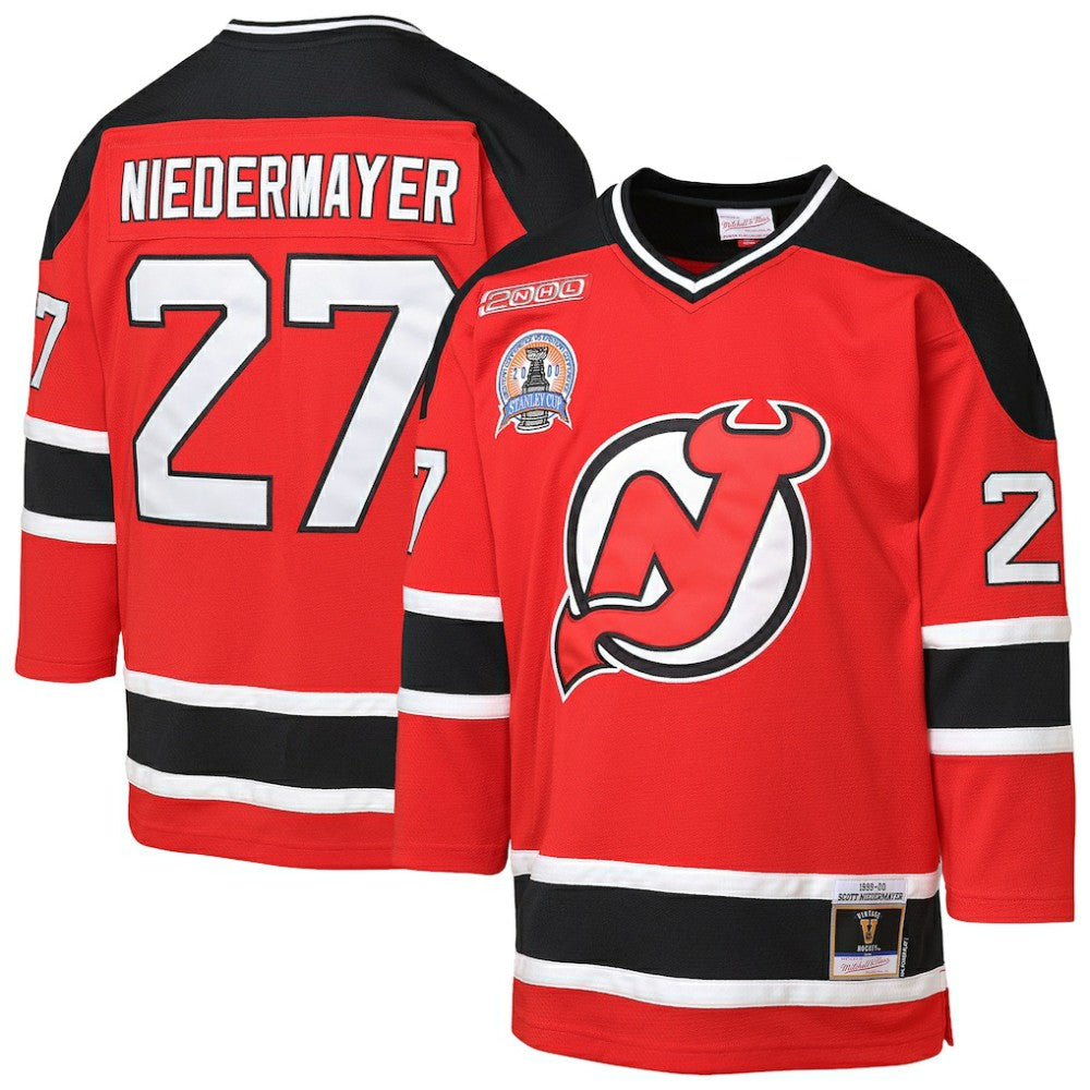 Scott Niedermayer New Jersey Devils Mitchell & Ness Youth  1999/00 Power Play Player Jersey - Red Jerseys