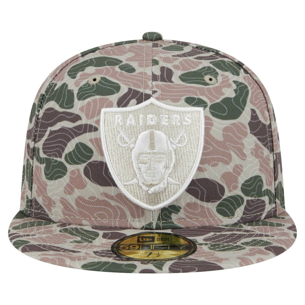 Las Vegas Raiders New Era Geo Camo 59FIFTY Fitted Hat online
