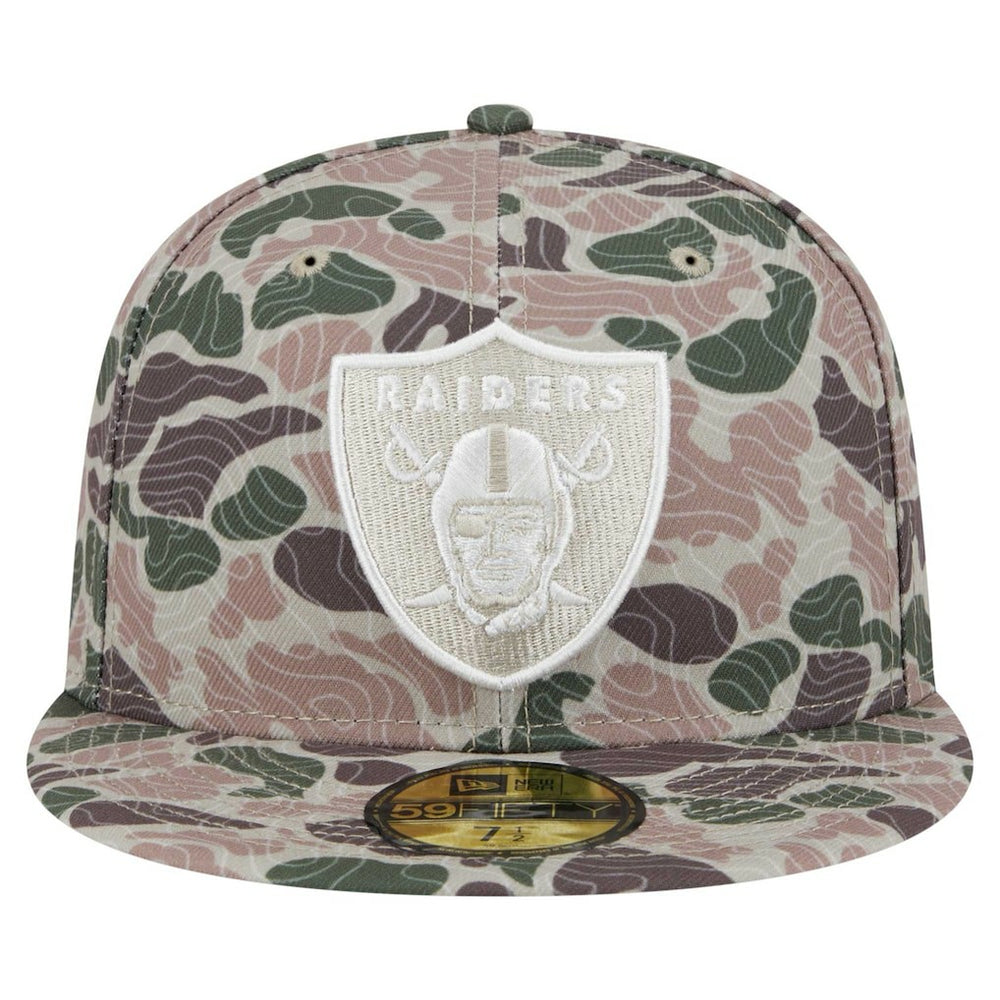 Las Vegas Raiders New Era Geo Camo 59FIFTY Fitted Hat online