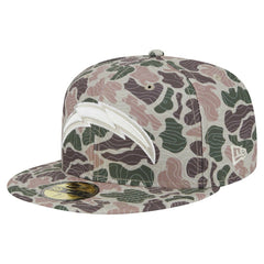 Los Angeles Chargers New Era Geo Camo 59FIFTY Fitted Hat discount