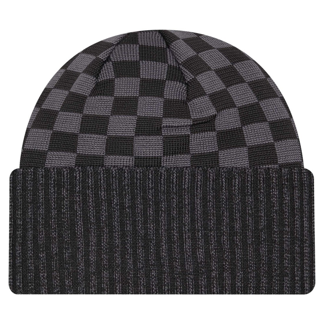New York Jets New Era Checkered Cuffed Knit Hat - Black cheap