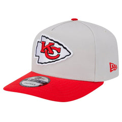 Kansas City Chiefs New Era Decent 9FIFTY A-Frame Snapback Hat - Stone cheap