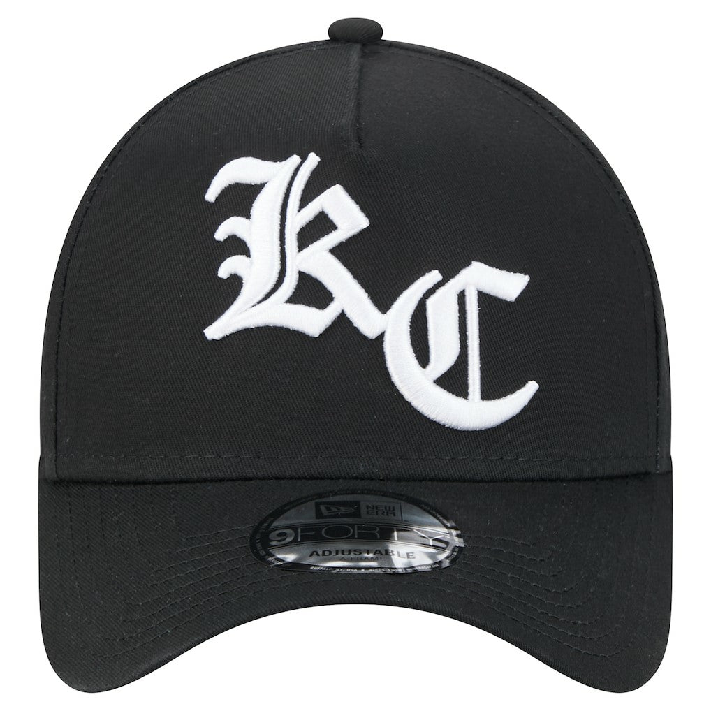 Kansas City Chiefs New Era Mystic 9FORTY A-Frame Adjustable Hat - Black online
