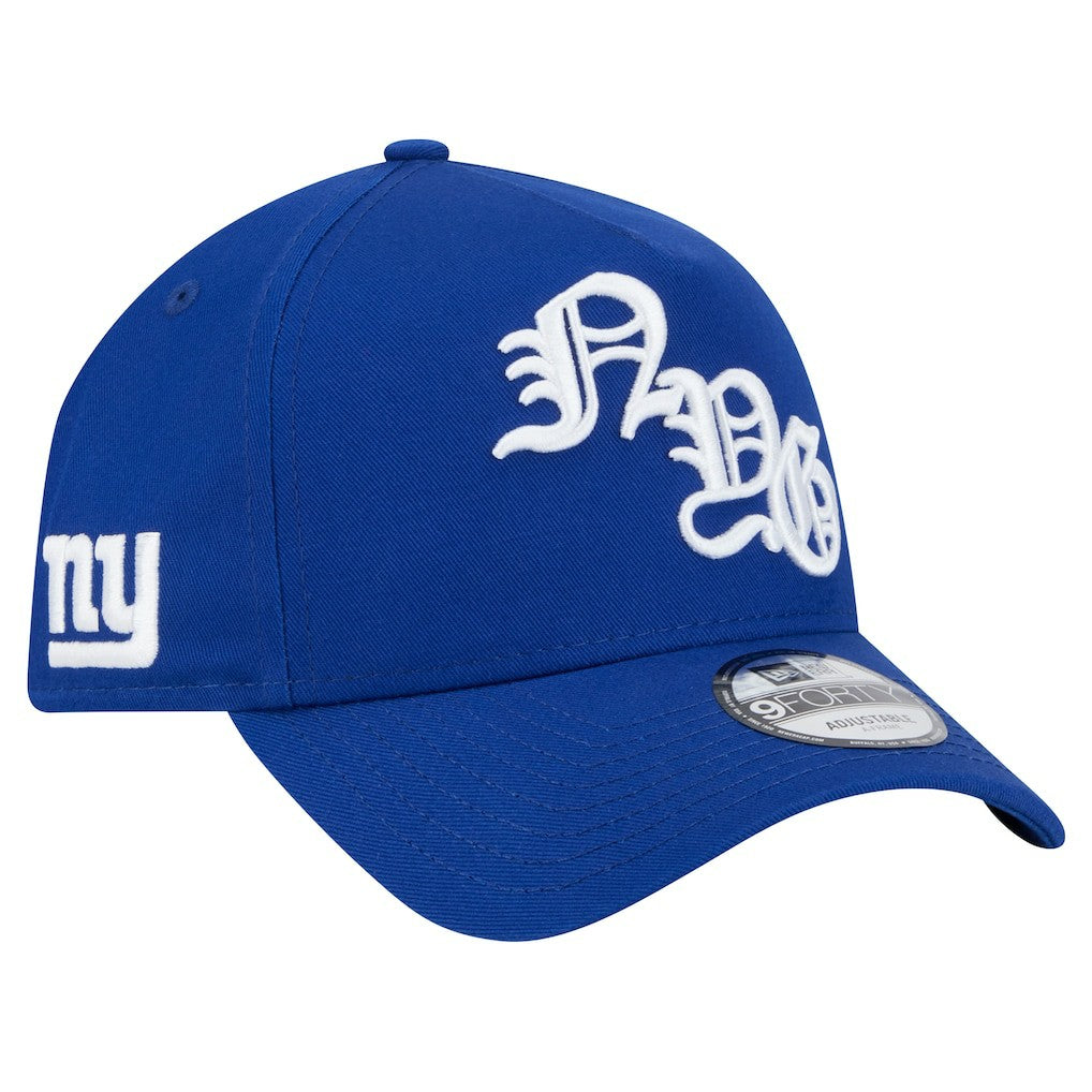 New York Giants New Era Mystic 9FORTY A-Frame Adjustable Hat - Royal cheap