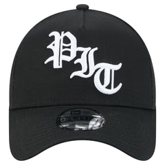 Pittsburgh Steelers New Era Mystic 9FORTY A-Frame Adjustable Hat - Black discount