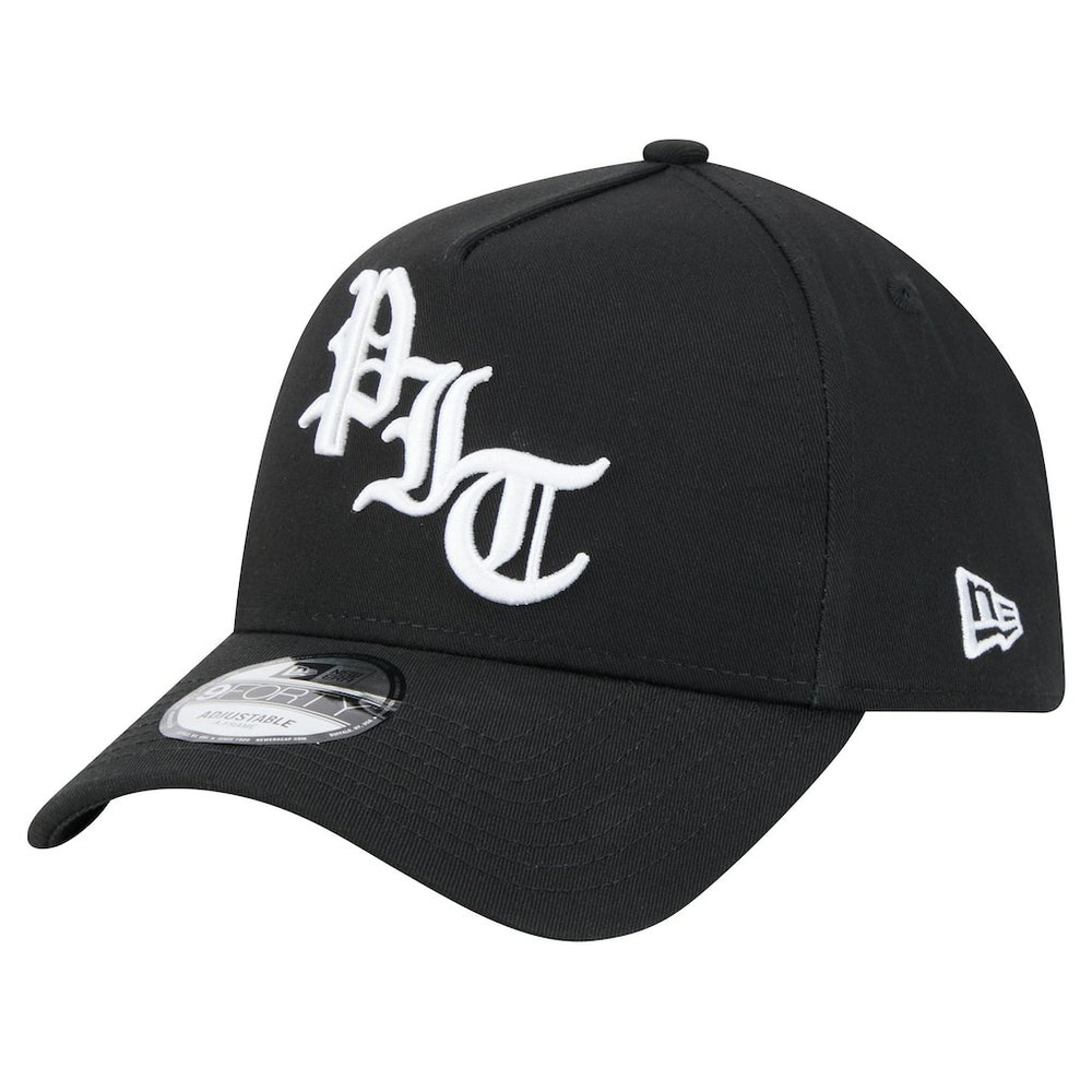 Pittsburgh Steelers New Era Mystic 9FORTY A-Frame Adjustable Hat - Black discount