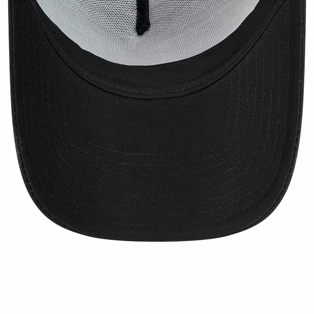 Las Vegas Raiders New Era Domain 9FORTY A-Frame Trucker Adjustable Hat - Black on sale
