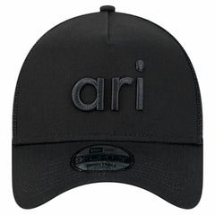 Arizona Cardinals New Era Domain 9FORTY A-Frame Trucker Adjustable Hat - Black for sale