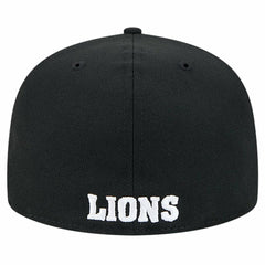 Detroit Lions New Era Omaha Throwback 59FIFTY Fitted Hat - Black for sale