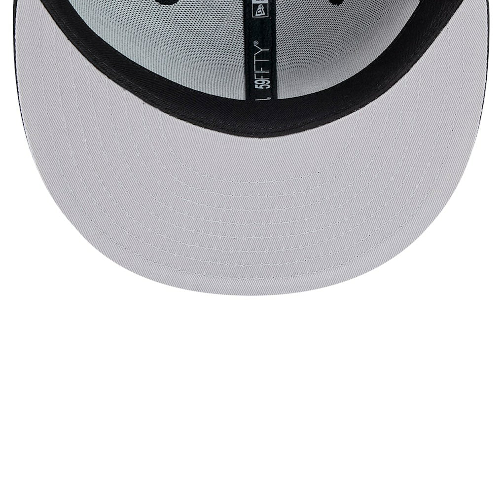 Detroit Lions New Era Omaha Throwback 59FIFTY Fitted Hat - Black for sale