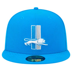Detroit Lions New Era Omaha Throwback 59FIFTY Fitted Hat - Blue sale