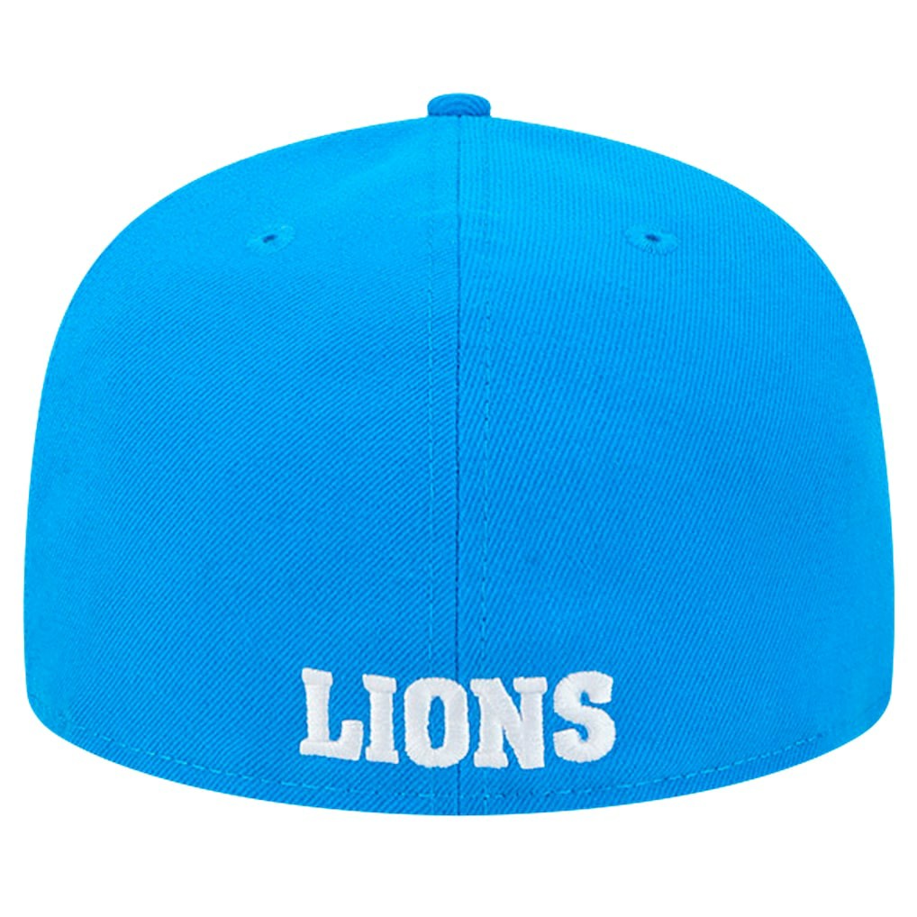 Detroit Lions New Era Omaha Throwback 59FIFTY Fitted Hat - Blue sale